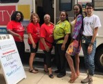 Jacques team in front of the mobile care truck